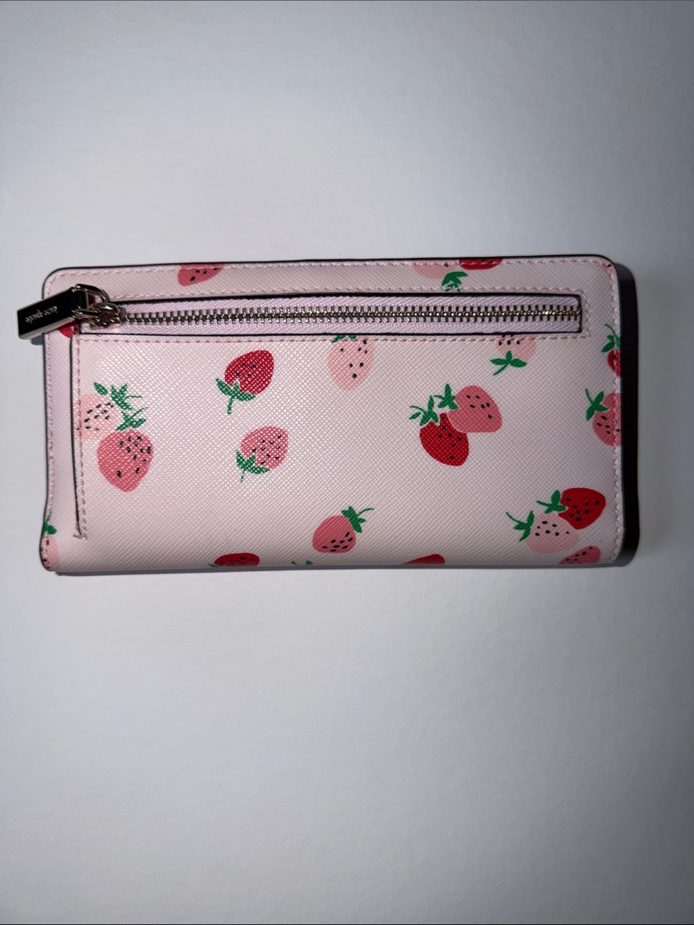 kate spade pink strawberry print wallet - Picture 3 of 8